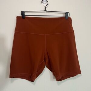 Lululemon Align Short 8" in Dark Terracotta